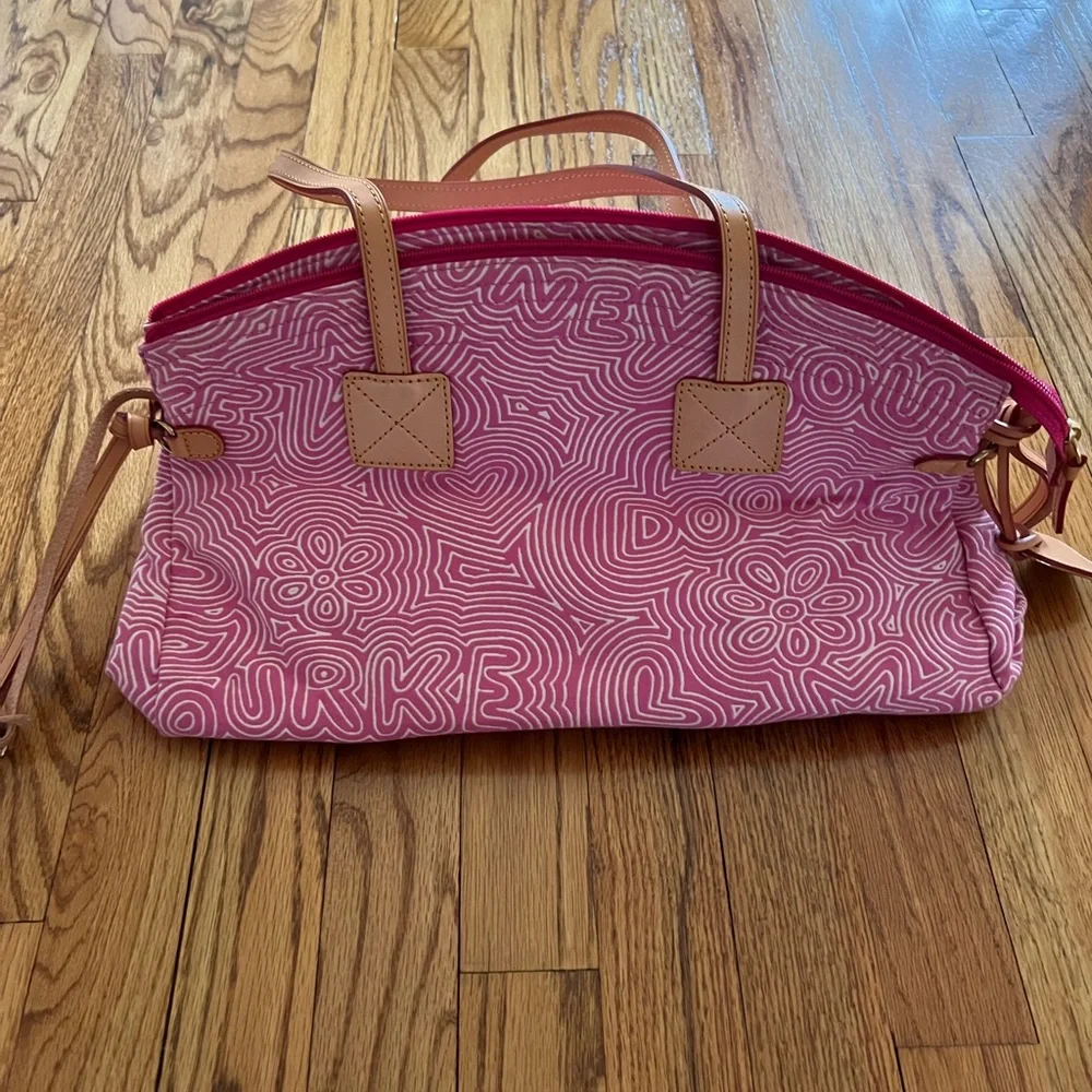 Dooney & Burke Signature Satchel Bag - Picture 11 of 12